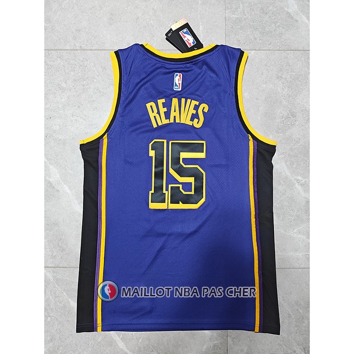Maillot Los Angeles Lakers Austin Reaves NO 15 Statement 2022-23 Volet